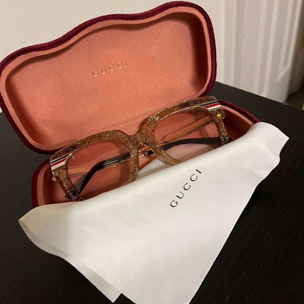 Gucci Gold Women's Glasses
